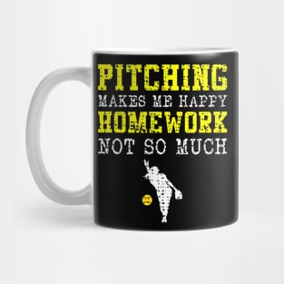 Softball Girl Pitcher Baseball Player Mug